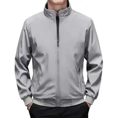 KNOWMLAB - Chaqueta Casual Hombre Negro