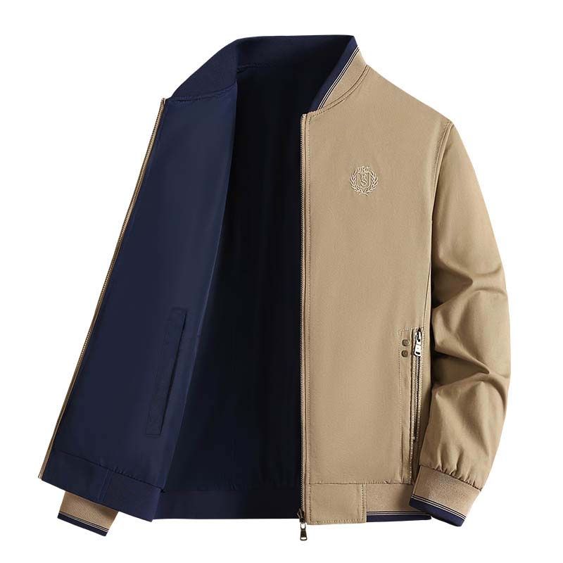 KNOWMLAB - Chaqueta Casual Hombre Beige