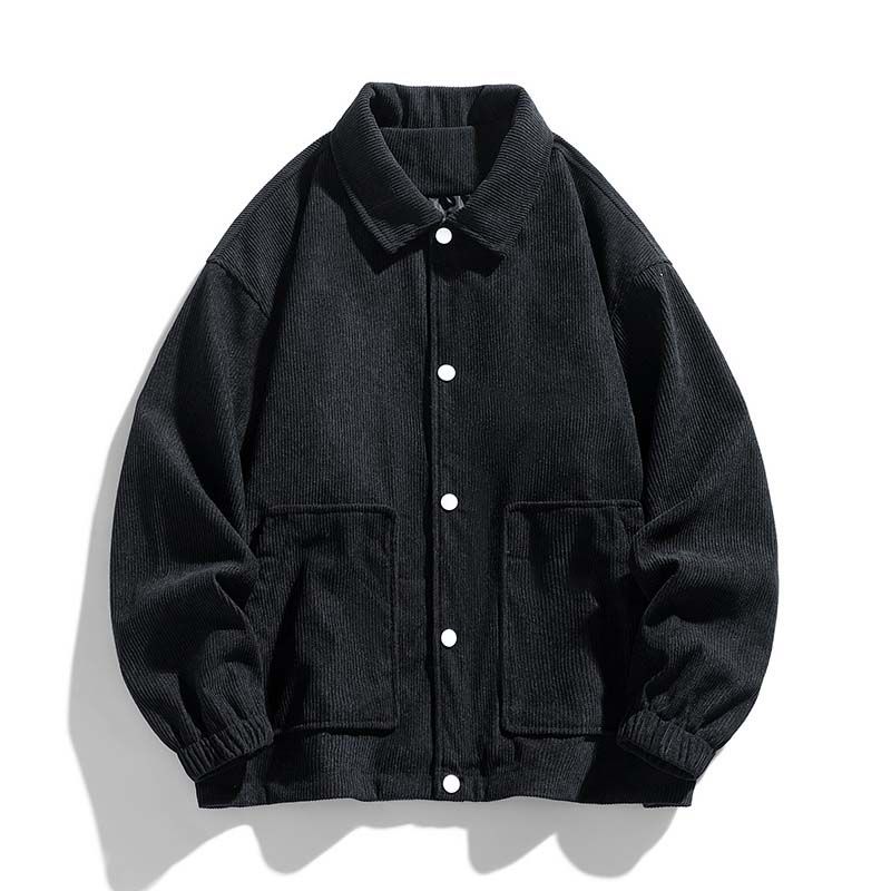 KNOWMLAB - Chaqueta Casual Hombre Negro