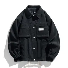 KNOWMLAB - Chaqueta Casual Hombre Negro