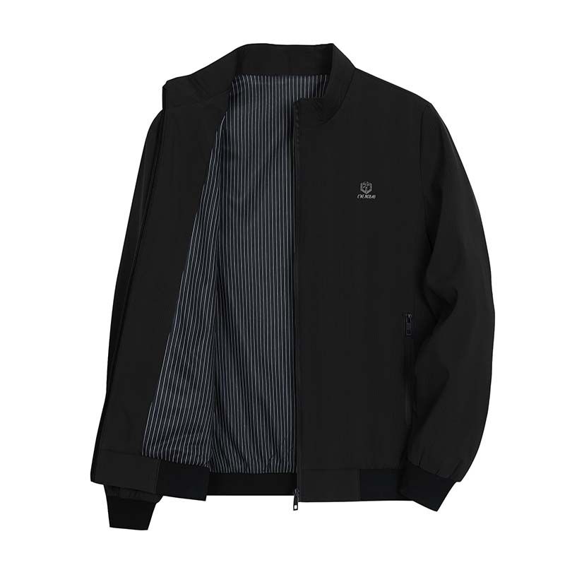 KNOWMLAB - Chaqueta Casual Hombre Negro