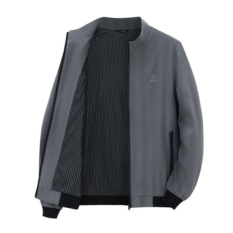KNOWMLAB - Chaqueta Casual Hombre Negro