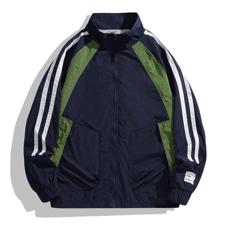 KNOWMLAB - Chaqueta Casual Hombre Azul