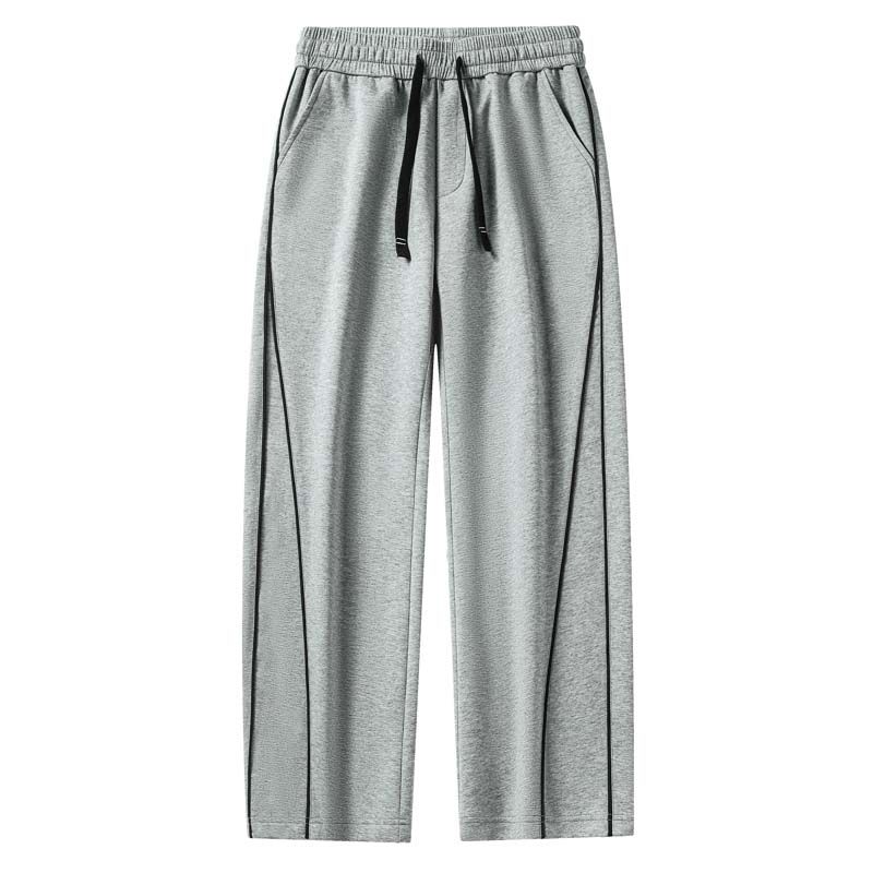 KNOWMLAB - Pantalón Cargo Casual Algodón Hombre Negro