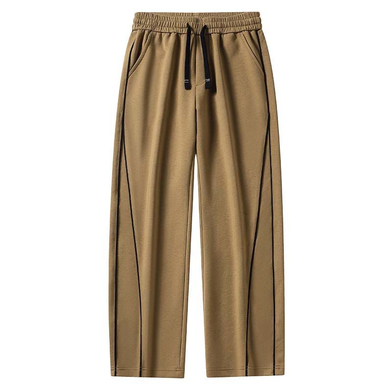 KNOWMLAB - Pantalón Cargo Casual Algodón Hombre Negro