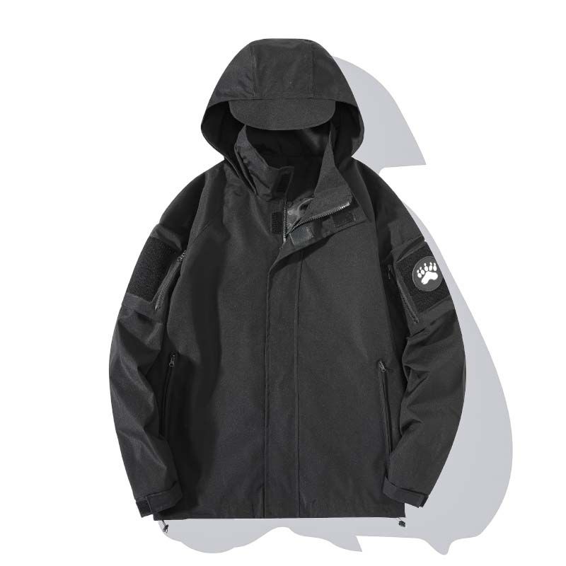 KNOWMLAB - Chaqueta Hombre Negro