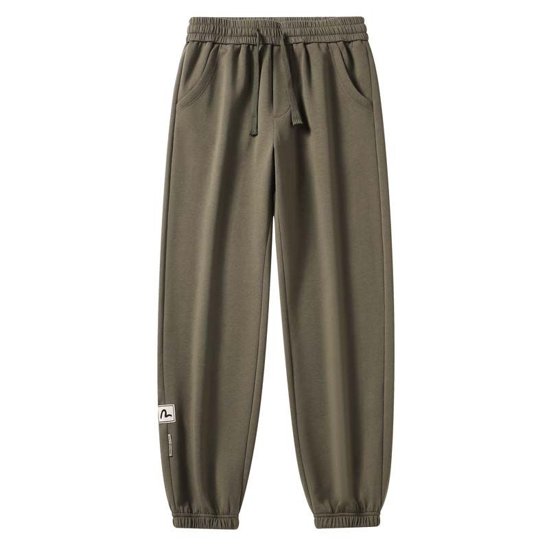 KNOWMLAB - Pantalón Cargo Casual Algodón Hombre Negro