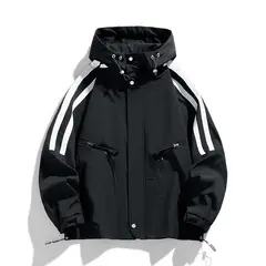 KNOWMLAB - Chaqueta Hombre Negro