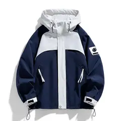 KNOWMLAB - Chaqueta Hombre Azul