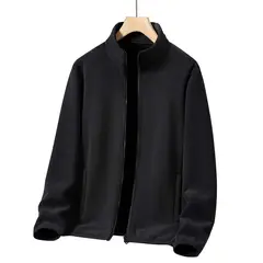 KNOWMLAB - Chaqueta Casual Hombre Negro