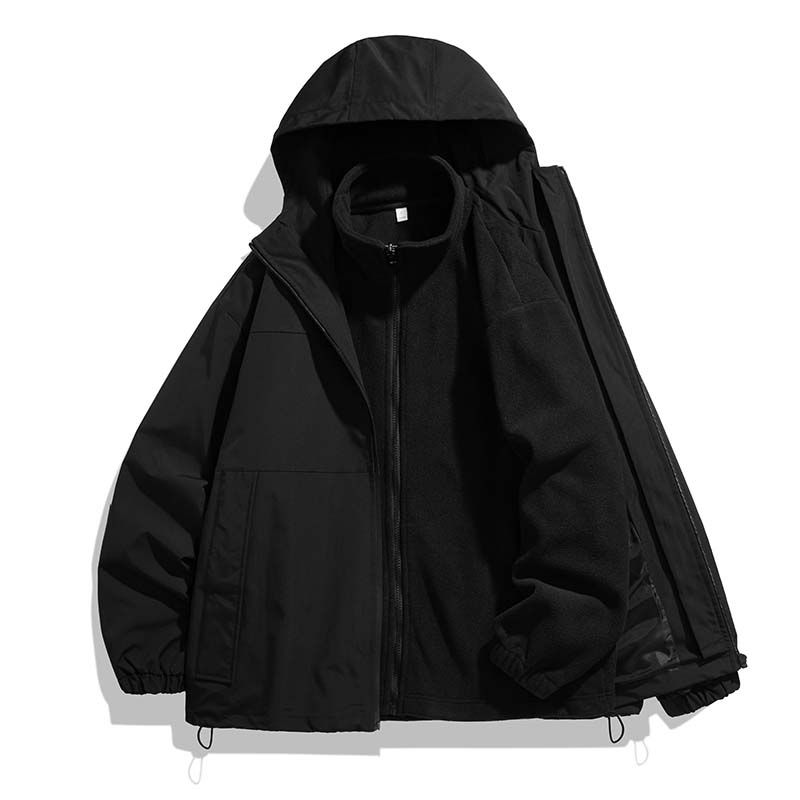 KNOWMLAB - Chaqueta Hombre Negro