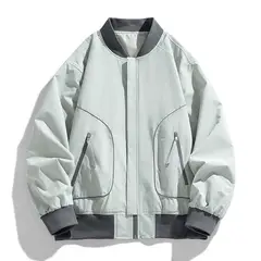 KNOWMLAB - Chaqueta Casual Hombre Negro