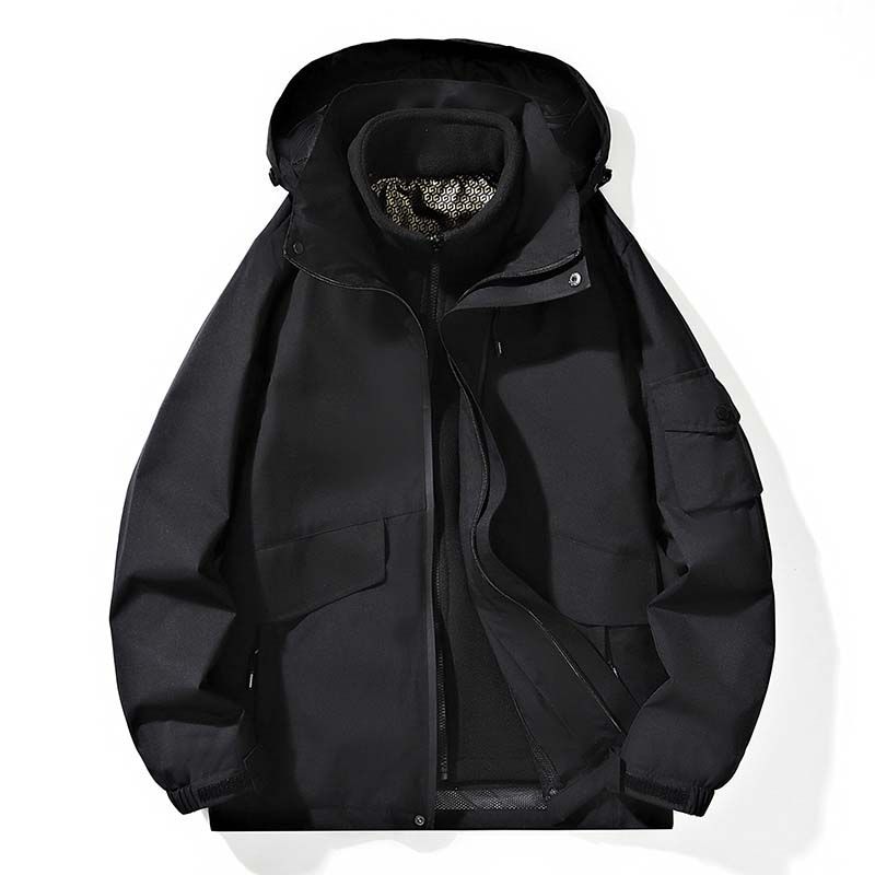 KNOWMLAB - Chaqueta Hombre Negro