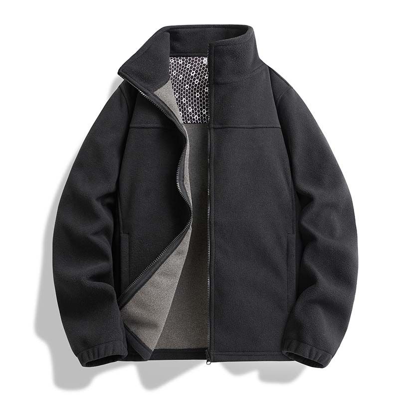 KNOWMLAB - Chaqueta Casual Hombre Negro