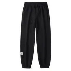 KNOWMLAB - Pantalón Cargo Casual Algodón Hombre Negro