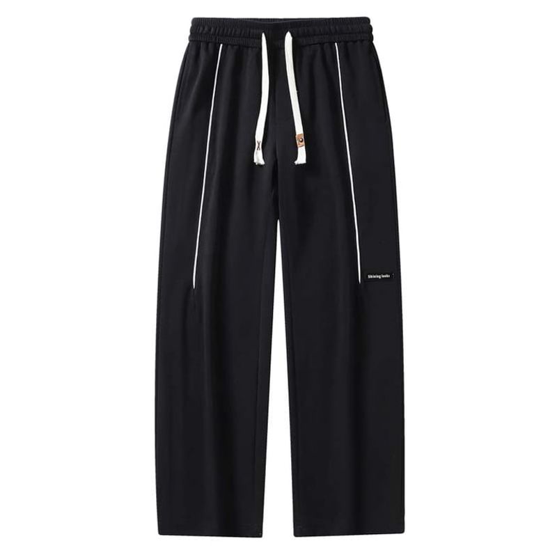 KNOWMLAB - Pantalón Cargo Casual Algodón Hombre Marrón