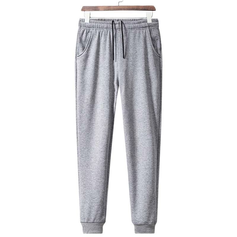 KNOWMLAB - Pantalón Cargo Casual Algodón Hombre Negro