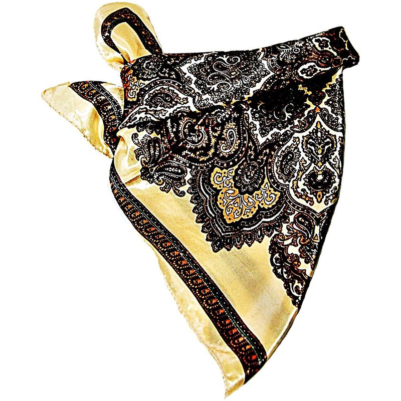 VIVAFELICIA - Pañuelo Bandana Notre Dame Beige Café