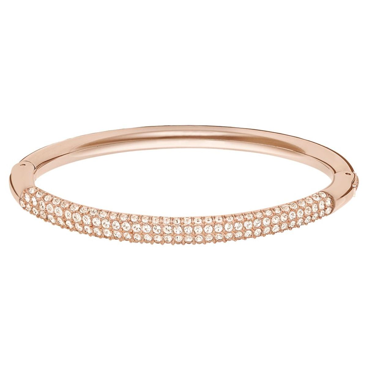 SWAROVSKI - Pulsera Swarovski Stone Blanco Baño En Tono Oro Rosa 5184516