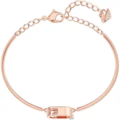 SWAROVSKI - Pulsera North Blanco Baño De Oro Rosa Para Mujer 5472382