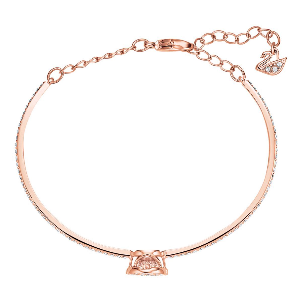SWAROVSKI - Pulsera Swarovski Sparkling Dance Blanco Baño En Tono Rosa 5497483