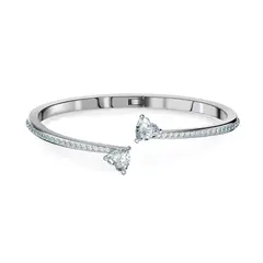 SWAROVSKI - Pulsera Attract Soul Heart Blanco Baño De Rodio 5518814