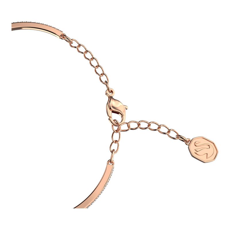 SWAROVSKI - Pulsera Swarovski Sparkling  Dance Morado Baño Tono Oro Rosa 5620554_.
