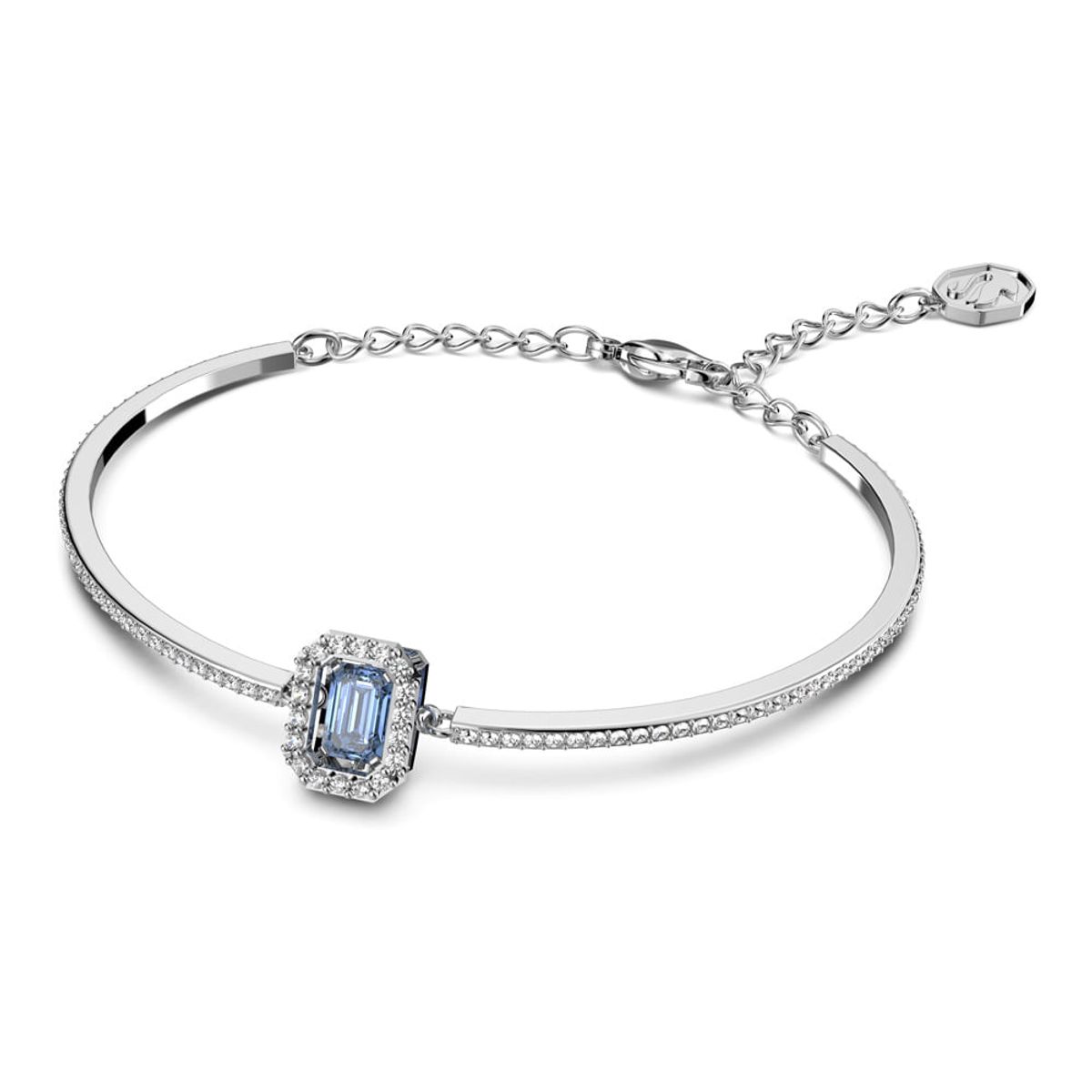 SWAROVSKI - Pulsera Millenia Zirconia Swarovski De Talla Octogonal Rodio 5620556