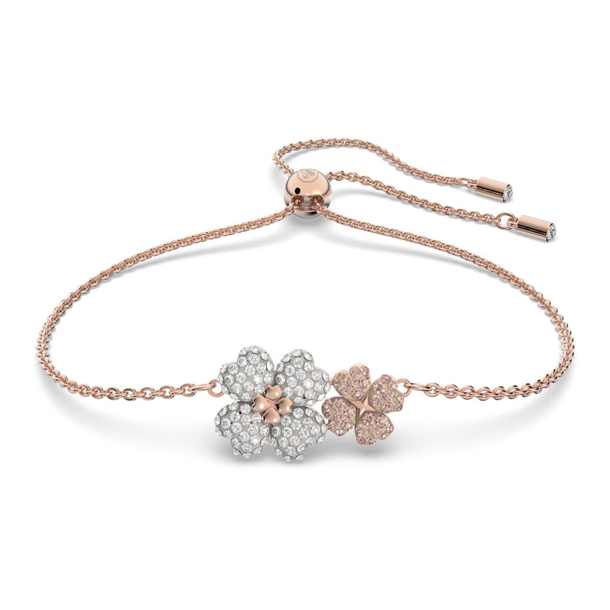SWAROVSKI - Pulsera Swarovski Latisha Flor Multicolor Baño Tono Rosa 5636591