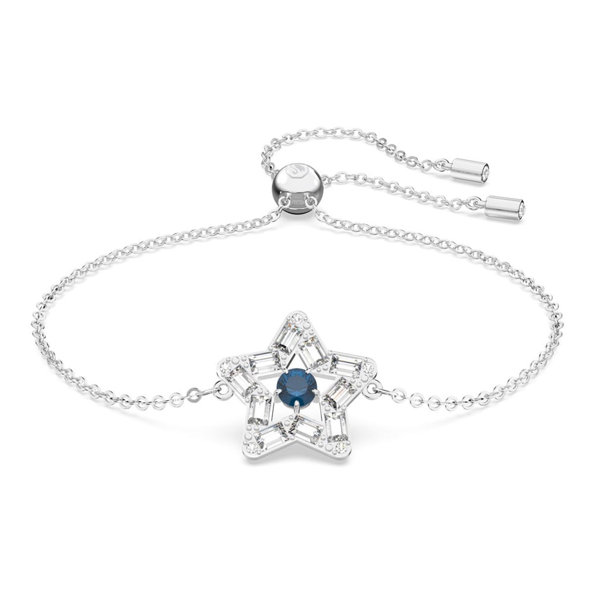 SWAROVSKI - Pulsera Swarovski Stella Estrella Azul Baño De Rodio 5639187