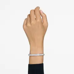 SWAROVSKI - Pulsera Dextera Forma Octagonal Blanco Baño Rodio 5639200_.