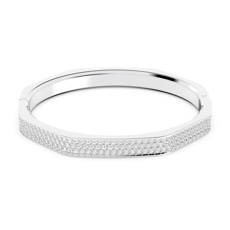 SWAROVSKI - Pulsera Swarovski Dextera Forma Octagonal Pavé Rodio 5639202