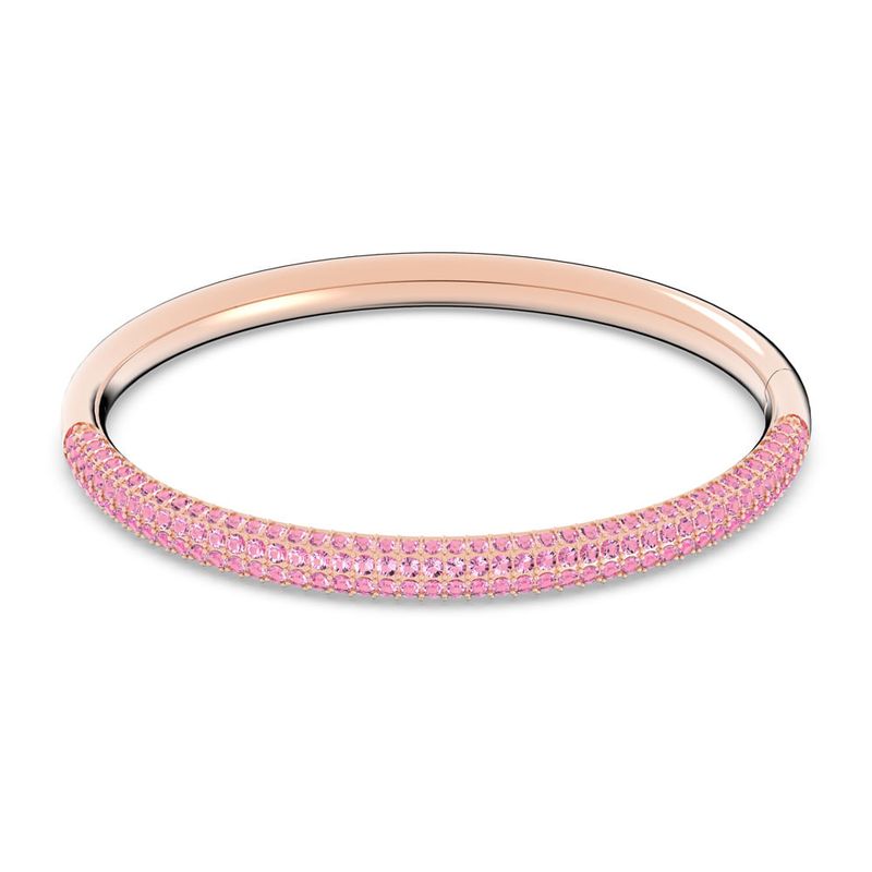 SWAROVSKI - Pulsera Swarovski Stone Rosa Baño Tono Oro Rosa Para Mujer 5642916