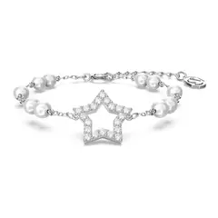 SWAROVSKI - Pulsera Stella Crystal Pearls Estrella Rosa 5645461_.