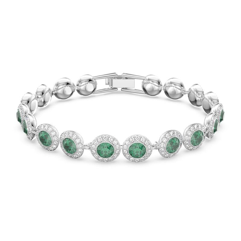 SWAROVSKI - Pulsera Swarovski Angelic Talla Redonda Pavé Mediana Rodio 5646735
