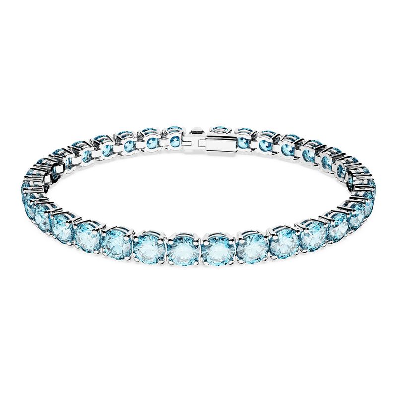 SWAROVSKI - Pulsera Swarovski Matrix Tennis Talla Redonda Mediana Rodio 5648927