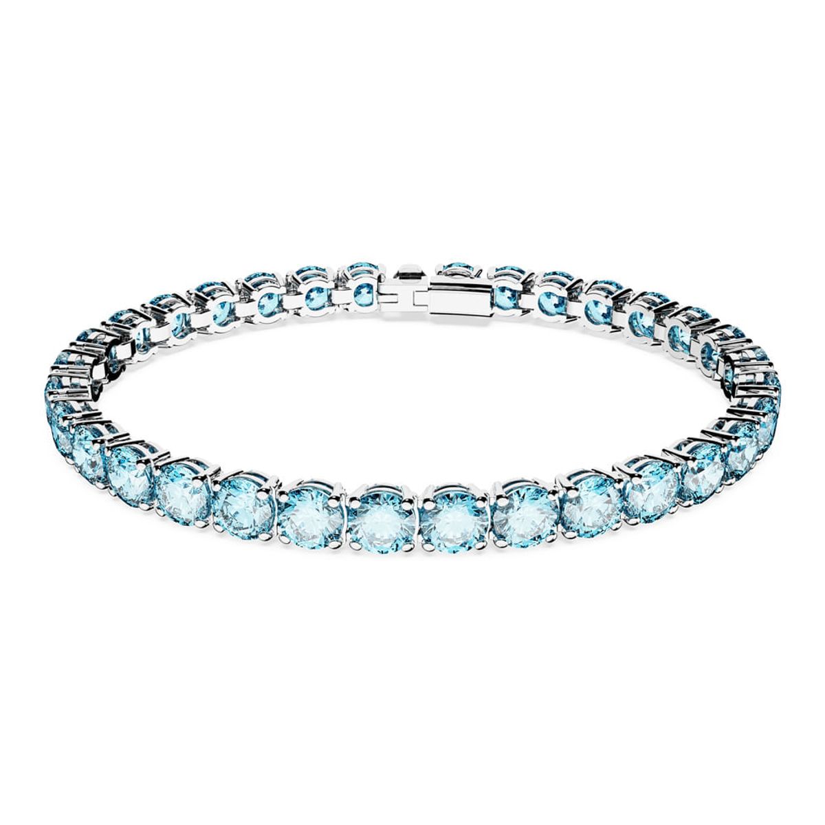 SWAROVSKI - Pulsera Swarovski Matrix Tennis Talla Redonda Mediana Rodio 5648929