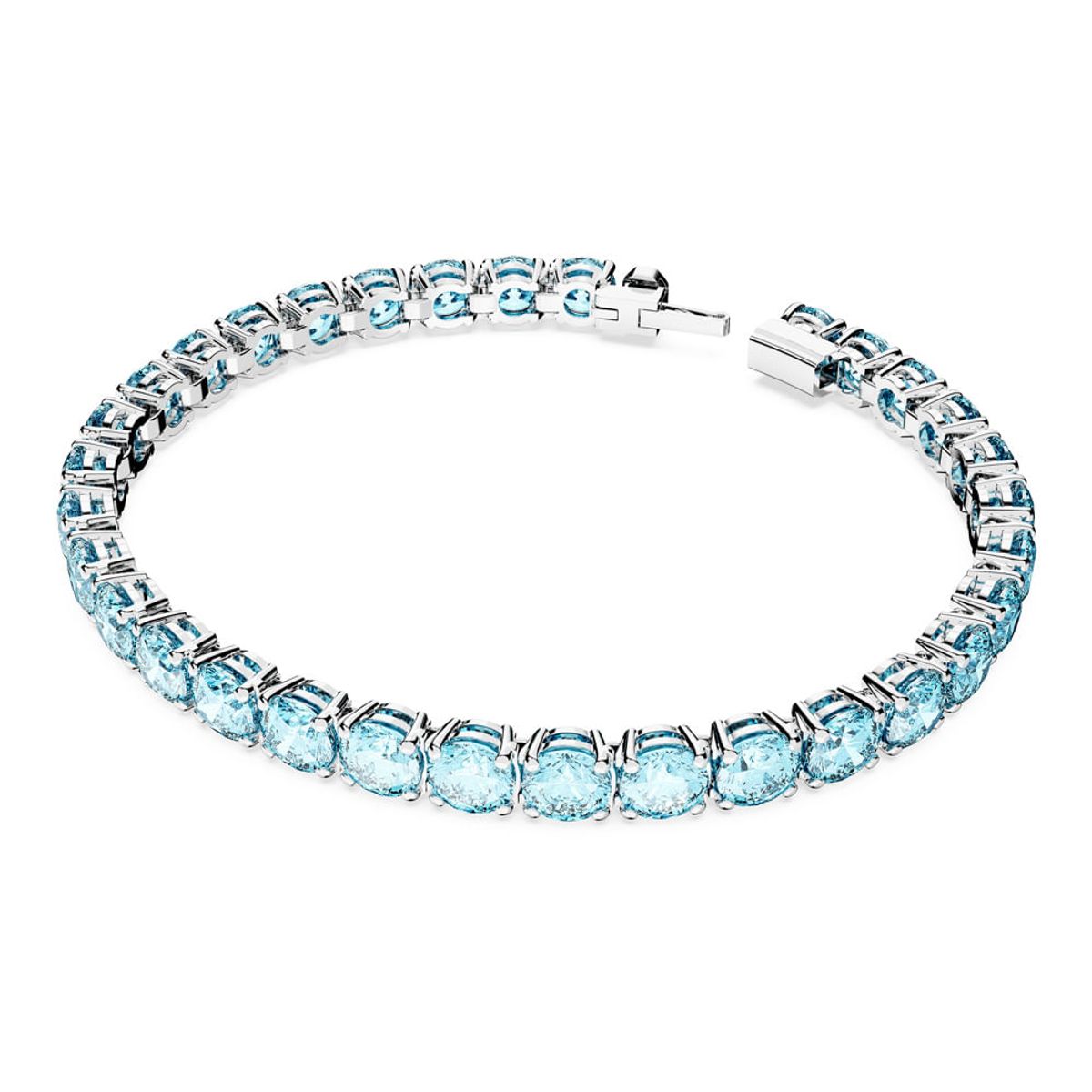 SWAROVSKI - Pulsera Swarovski Matrix Tennis Talla Redonda Mediana Rodio 5648929