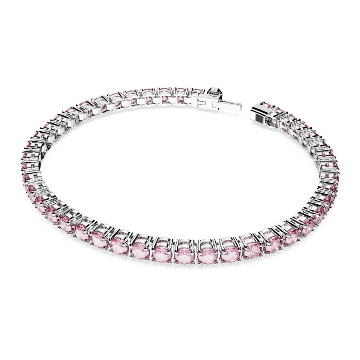 SWAROVSKI - Pulsera Swarovski Matrix Tennis Talla Redonda Pequeña Rodio 5648930