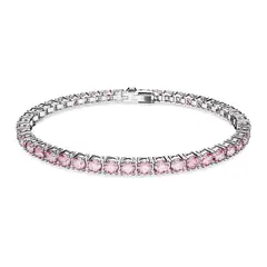 SWAROVSKI - Pulsera Matrix Tennis Talla Redonda Pequeña Rodio 5648931