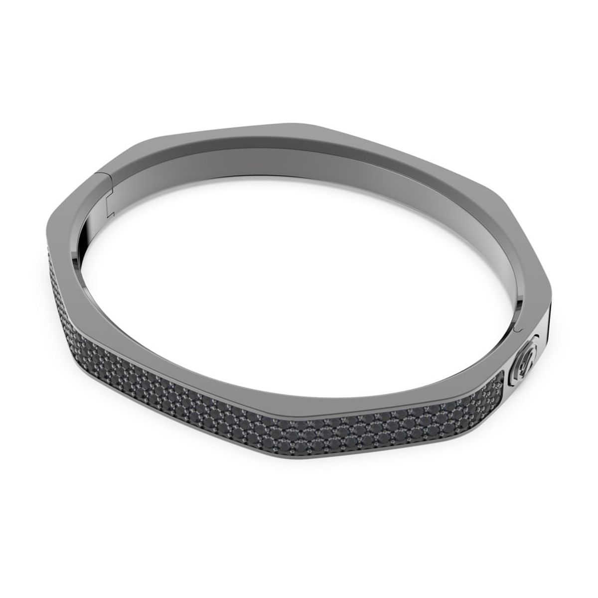 SWAROVSKI - Pulsera Swarovski Dextera Forma Octagonal Negro Rutenio 5651339