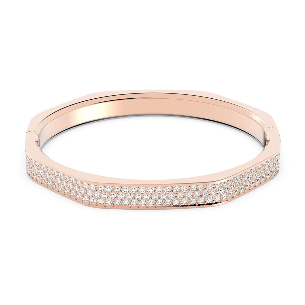 SWAROVSKI - Pulsera Swarovski Dextera Forma Octagonal Blanco Baño Rosa 5652338_.