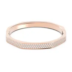SWAROVSKI - Pulsera Dextera Forma Octagonal Blanco Baño Rosa 5652338_.