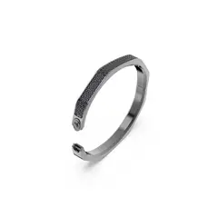 SWAROVSKI - Pulsera Dextera Forma Octagonal Negro Rutenio 5656842