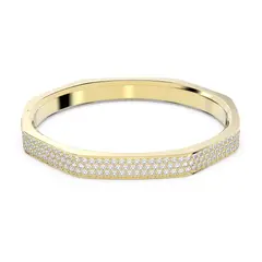 SWAROVSKI - Pulsera Dextera Forma Octagonal Blanco Baño Oro 5656844_.