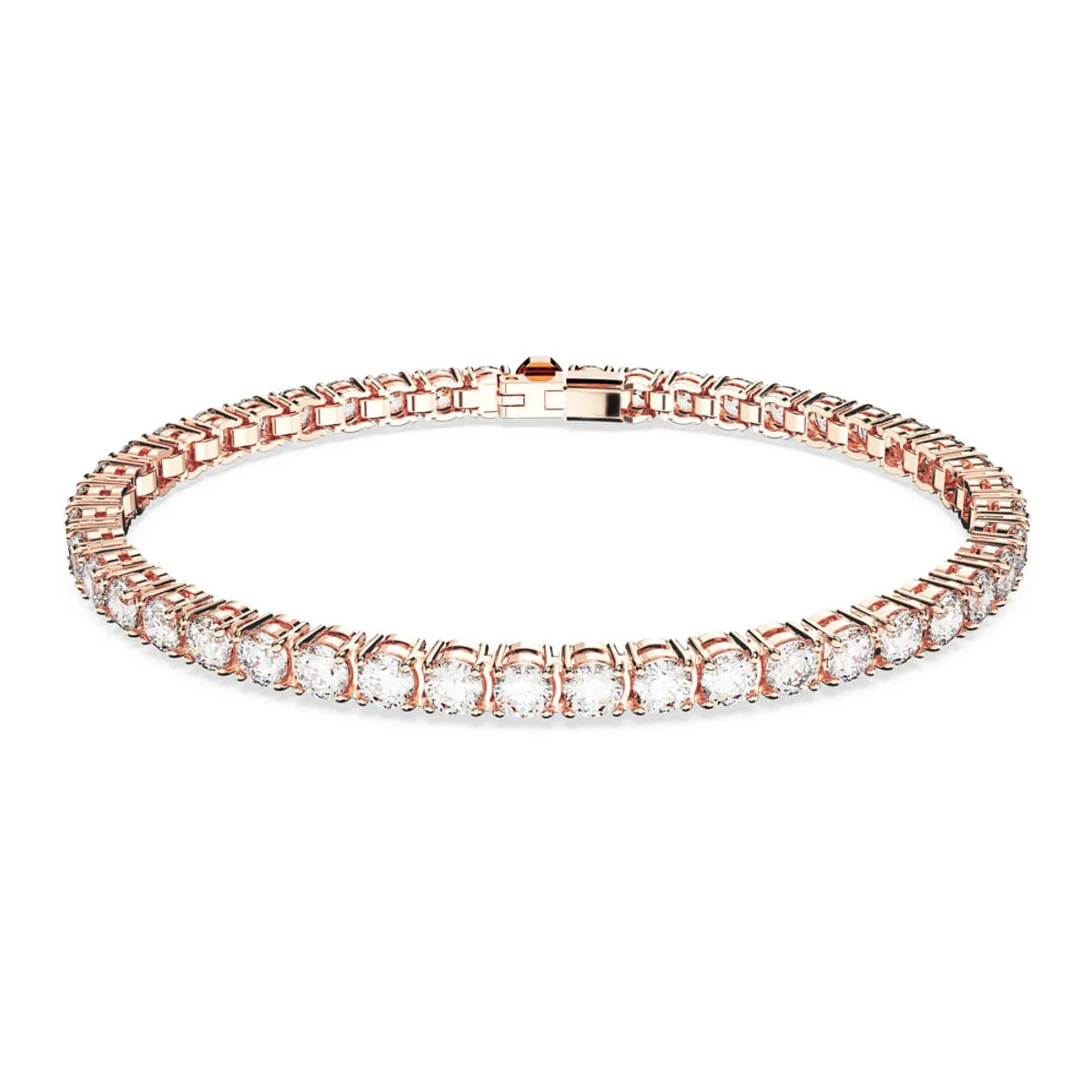 SWAROVSKI - Pulsera Swarovski Matrix Tennis Talla Redonda Pequeña Rosa 5657659_.