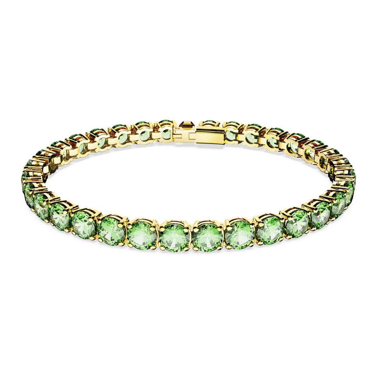 SWAROVSKI - Pulsera Swarovski Matrix Tennis Talla Redonda Mediana Oro 5658848_.