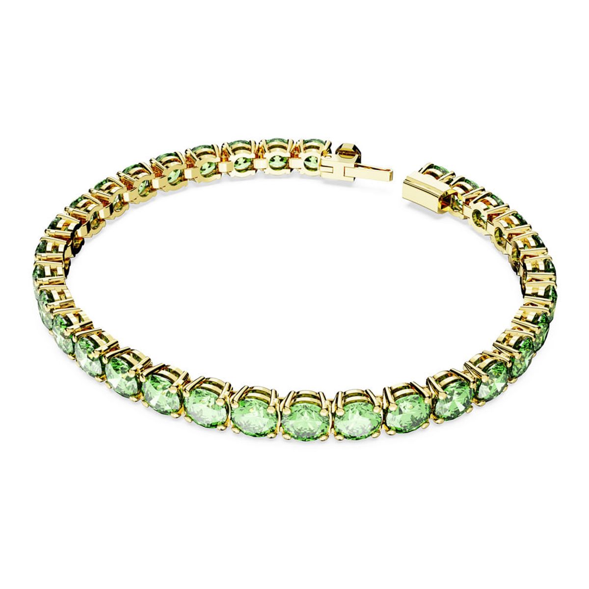 SWAROVSKI - Pulsera Swarovski Matrix Tennis Talla Redonda Mediana Oro 5658848_.