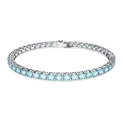SWAROVSKI - Pulsera Matrix Tennis Talla Redonda Mediana Rodio 5660914