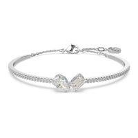 Pulsera Mesmera Tallas Mixtas Blanco Baño Rodio 5667253